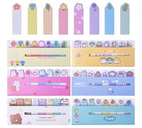 720 Pièces Notes Autocollantes Marque Pages,Postit Marque Page,Onglets D'index,Postit Fantaisie Pour Étiquettes Onglets Séparateur Guides D'index-6 Emballer
