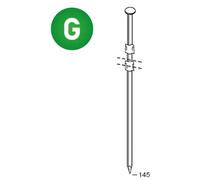 720 Pointes en Bande P.E 20° Lisses Galvanisées - 4.6x145 mm - D-Work