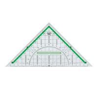 Equerre géométrique 'Green Line', hypoténuse: 230 mm