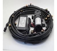 72W grand minuterie d'irrigation de jardin système d'arrosage buses de brouillard Kit d'irrigation système d'arrosage automatique pour plantes de brumisation par pulvérisation US 5M