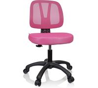 736421 - Chaise de bureau pour enfant Kinder Kid YU 200, modèle réseau, chaise pivotante avec dossier respirant, couleur rose