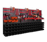 74 pcs. Boîtes, Étagère murale pour système de rangement 1728 x 780 mm, Porte-ou