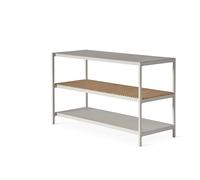 741 Module de cuisine extérieure grand Aluminium/Teck