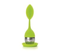 742000 boule à thé green inox et silicone 16 cm