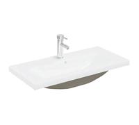 (74508)Moderne Meuble lavabo avec bassin et robinet intégrés - VIDAXL - bois d'ingénierie - vasque intégrée - 80x38,5x45 cm 835q