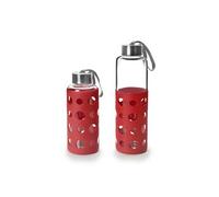746005R bouteille en verre et silicone Lake 0.550l red