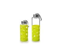 746005V bouteille en verre et silicone Lake 0.550l green