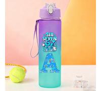 750ml voler un cerveau Sport bouteilles d'eau jeu 67 Six sept bouteille givrée voyage en plein air salle de Sport Fitness cruche Portable tasse à boire SAB105