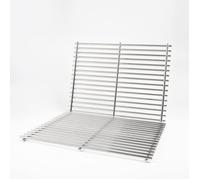 7521 38CM Grille Cuisson pour Weber Spirit 200 E200 E210 S200 S210 (avec Boutons de Commande Latérale), Acier Inoxydable Grille