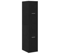 [7553905]Armoire d'apothicaire Chêne noir 30x41x144,5cm Bois d'ingénierie,Poids:28.75 Kg
