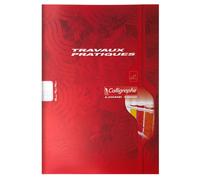 Clairefontaine Cahier TP 7000 A4 piqué 48 p grands carreaux 70g + uni 90g - assortis