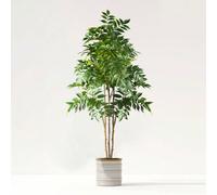 76/140 cm Arbre de figuier de Barbarie artificiel tropical, fausses grandes branches de bambou du sud, palmier en plastique, grand arbre de ficus vert, convient pour la décoration de la maison, du jar