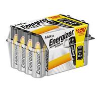 Energizer Piles AAA Alkaline Power 1,5 V - Paquet de 24 Chrome/Noir