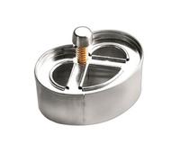 IBILI Emporte-pièce 774505 Bretzel inox avec éjecteur 4,5×6,5 cm Argent