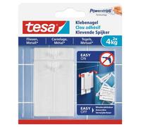 [77766-00000-00] tesa Powerstrips Lot de 2 Clous adhésif pour carrelage et mé...