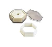 IBILI 784204 Lot de 9 emporte-pièces Hexagone Lisse