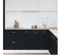 79256 |Cabinet bas/Commode Bois - pour cuisine - Buffet avec tiroirs - Chêne Noir 60x46x81,5 cm Bois Contreplaqué""Printemps/été