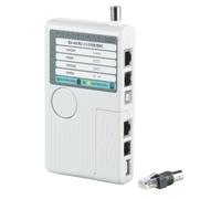 7Links Testeur de câbles 4 en 1 pour RJ-45, RJ-11, USB B, BNC