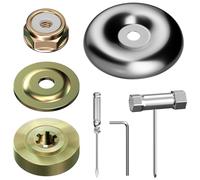 7Pièces Kit Ecrou Tete Debroussailleuse Accessoires,Fixation Ecrou Lame Set | Universel Kit Fixation écrou Lame Boîte pour Tête de Débroussailleuse pour Tondeuse à Gazon, Débroussailleuse