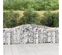 7x Paniers à Gabions Arqués Cages à Gabions Arquées Murs de Gabion Barrières de Jardin Terrasse Extérieur 3146871