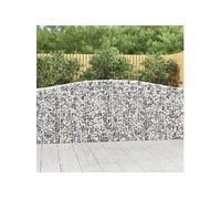 7x Paniers à Gabions Arqués Cages à Gabions Arquées Murs de Gabion Barrières de Jardin Terrasse Extérieur 3145831