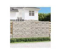 7x Paniers à Gabions Arqués Cages à Gabions Arquées Murs de Gabion Barrières de Jardin Terrasse Extérieur 3147066