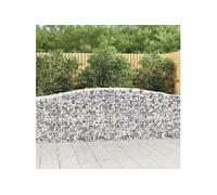 7x Paniers à Gabions Arqués Cages à Gabions Arquées Murs de Gabion Barrières de Jardin Terrasse Extérieur 3145948