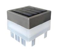 7X7 cm étanche clôture en Bois lumière énergie Solaire Pilier Lampe en Aluminium Tube carré Tuyau en PVC extérieur Jardin lumière dédiée Colonne tête lumière (Color : Universal, Size : 10PCS)
