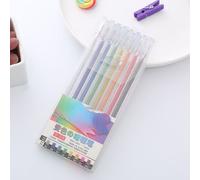 8/12/18pcs Dessin Peinture Marqueurs Ensemble Brillant Couleur Marqueur D'art De Papier Noir Graffiti Surligneur Fournitures D'art