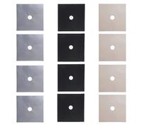 8/4/1 pièces poêle protecteur couvercle doublure cuisinière à gaz protecteur cuisinière cuisinière brûleur protecteur cuisine accessoires tapis cuisinière 27cm 8pcs Beige