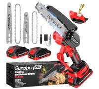 8 & 6 Pouces Mini Tronconneuse a Batterie - Moteur sans Balais 900W