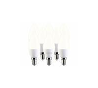 Luminea 8 ampoules bougies E14 - 3 W - 240 lm - Blanc chaud