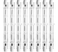 8 Ampoules Halogène R7s - 118mm 500W, Dimmable