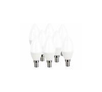 : 8 ampoules LED E14 bougies - 470 lm - Blanc neutre