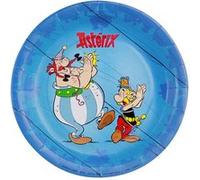 8 assiettes carton astérix obélix fête 23cm bleu - générique 12802-ax Bleu G