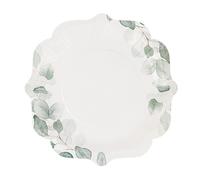 8 ASSIETTES CARTON JARDIN BOTANIQUE 23CM SAUGE Vert, Anis, Menthe, Eau - VAISSELLE DE FÊTE