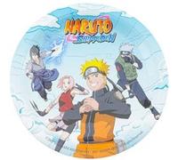 Chaks 12802-NA, Paquet de 8 Assiettes en carton 23cm Naruto ®