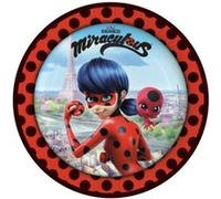 Amscan Pappteller Miraculous 8er Pack