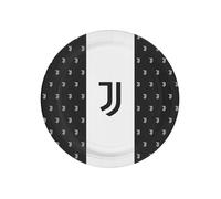 8 Assiettes en carton Juventus 23 cm - Noir