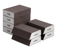 8 blocs éponge à poncer lavables et réutilisables - pour le bois, le cloisonnement, le ponçage - Bloc de papier abrasif 8 Pack 220 Grit