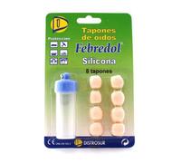 8 Bouchons D'oreille En Silicone & Etui Assorti