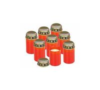 : 8 bougies funéraires à LED effet flamme