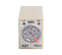 8 broches, 60 secondes, minuterie, relais de retard de puissance H3Y2 pour applications 24 V CC, avec indicateur LED et sortie de commutateur nominale 5 A (H3Y-2, 60S DC24V)