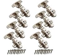8 charnières Hettich Sensys pour couvercles, ouverture à 110°, système de fermeture douce, en acier