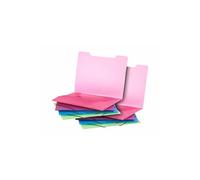 : 8 chemises plastiques à rabats et élastiques - 4 coloris