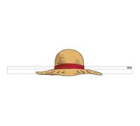 8 COIFFES CARTON ONE PIECE LUFFY PIRATE ENFANT BLANC