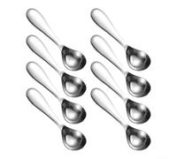 8 Cuillères à Glace Boule Parfaite 8 Cuillères à Glace Boule | Bowl incurvé profond, formes parfaites, melon mangue sorbet, finition lisse, usage quotidien