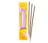 8 encens XXL SOS été artisanaux pour le jardin citronnelle géranium eucalyptus