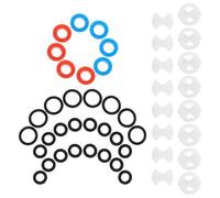 8 Ensemble Pièces de Robinet, Cartouche à Disque Céramique, Lot | Silicone et Céramique, Remplacement pour Mitigeur, Usage Salle de Bain, Réparation Goutte-à-goutte