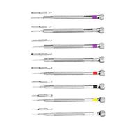8 Ensembles Jeu de Tournevis Cruciforme et Plat 0, 6 à 2, 0 | Poignée Antidérapante, Format Portable et Peu Encombrant, pour Mobiles, Usage Domestique et Atelier